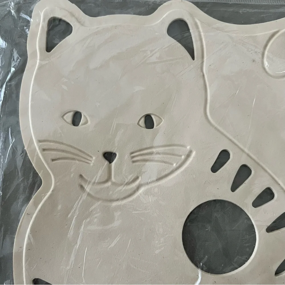 EKCO CAT Design Vintage 1996 Antibacterial Sink Liner Mat